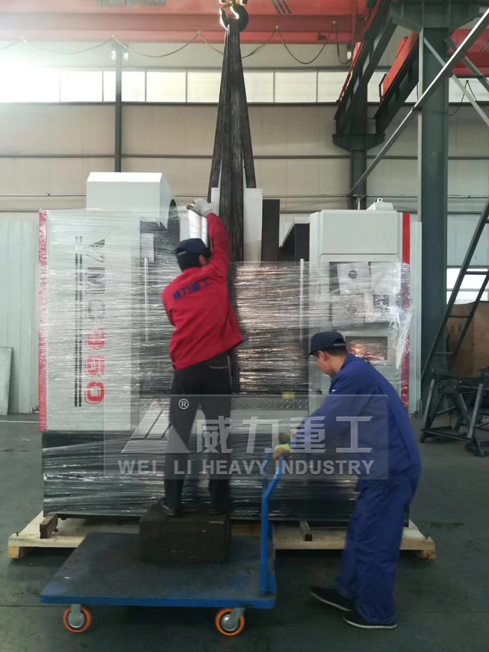 850立式加工中心調(diào)試發(fā)貨