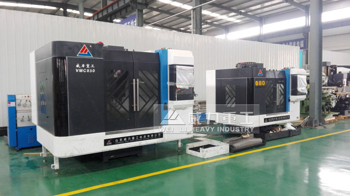 850立式加工中心生產(chǎn)車間